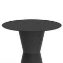 Ver imagem 2 de Mesa Lateral Dub Redonda Plástico Polipropileno Preto Im In Home
