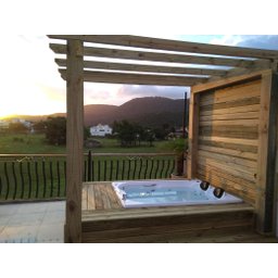 Banheira Dupla Bruxelas Completa com Hidro em Acrílico (1,20x1,60x0,40)- 110v - 2