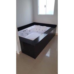 Banheira Dupla Bruxelas Completa com Hidro em Acrílico (1,20x1,60x0,40)- 110v - 3