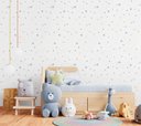 Ver imagem 4 de Papel de Parede Estrelas Infantil Colorido Rolo 3m - Vrc666