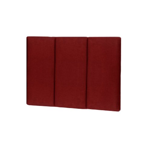 Cabeceira de Cama Solteiro Dubai 90cm - Vermelho