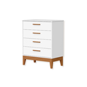 Ver imagem 4 de Quarto de Bebê Berço Americano + Cômoda Infantil 4g Branco Flip com Colchão