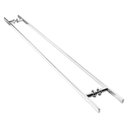 Ver mais imagens de Puxador Inox para Porta de Correr Vidro Madeira 120cm M.s