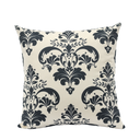 Ver imagem 3 de Kit Peseira Queen Mais 2 Capa de Almofadas 43 X 43cm.:preta Azulado