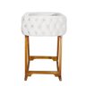 Mini Berço Moises de Balanço Portátil para Bebê Branco - 5