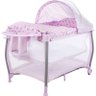 Berço Portátil Desmontável Aconchego Rosa Pink - Burigotto - 1