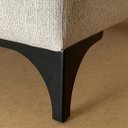 Ver imagem 5 de Sofá | Pierri Acquablock & Pé Aço Preto - 2 Lugares | 180cm - Linhão Bege