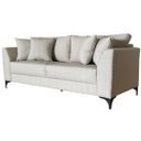 Ver imagem 3 de Sofá | Pierri Acquablock & Pé Aço Preto - 2 Lugares | 180cm - Linhão Bege