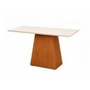 Ver imagem 5 de Conjunto de Mesa Tampo de Vidro 6 Cadeiras Dulce DJ Móveis 180x90cm