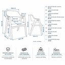 Ver imagem 4 de Kit 2 Cadeiras de Jantar Bélgica Cinamomo
