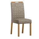 Ver imagem 2 de Kit 2 Cadeiras Sala de Jantar Mariah Ype/suede Marrom