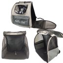 Ver imagem 3 de Bolsa Mochila Transporte Gato Pet Passeio Viagem Caminhada Acampamento Bolsos Ventilaçao Animais Peq