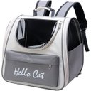 Ver imagem 1 de Bolsa Mochila Transporte Gato Pet Passeio Viagem Caminhada Acampamento Bolsos Ventilaçao Animais Peq