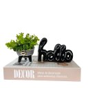 Ver imagem 1 de Decoração casa livro caixa fake + vaso tripé + palavra hello