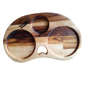Tábua Gourmet Servir Hamburguer Petisqueira Madeira Teca