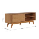 Ver imagem 7 de Rack para Tv até 60 Polegadas 1 Porta Otawa Freijó 160cm