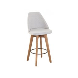 Kit 4 Banquetas Maya Gourmet Giratória-altura 62 Cm do Chão até o Assento-tecido Linho Gat Magazine - 2