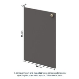 Rack para TV até 75 Polegas Modular 3 Módulos 4 Portas 2 Gavetas Frame CabeCasa MadeiraMadeira - 10
