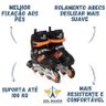 Patins In Line Ajustável Unissex ABEC5 - Vollo Sports Patins ABEC5 Vollo VP251 - 2