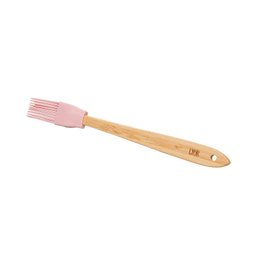Conjunto Lyor 3 Utensilios Silicone com Cabo de Bambu Rosa - 4
