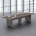 Ver imagem 1 de Mesa para Sala de Reunião 3,60 M Berlim Freijó Preto