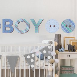 Adesivo de Parede para Quarto de Bebê Boy - 3
