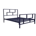 Ver imagem 1 de Cama de Ferro Metalon Queen Size Icamas Azul Escuro