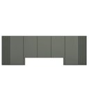 Ver imagem 1 de Cabeceira Cama Queen Ripada 3,50m Czs 100% Mdf Casa Lar Cor:cinza Sagrado