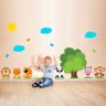 Adesivo de Parede Infantil Árvore Fazendinha - 1