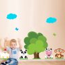 Adesivo de Parede Infantil Árvore Fazendinha - 4
