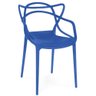 Cadeira de Jantar Allegra Prática Empilhável - Azul Petróleo - 1