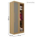 Ver imagem 5 de Guarda-Roupa de Canto Modulado com Espelho 9 Portas 4 Gavetas França