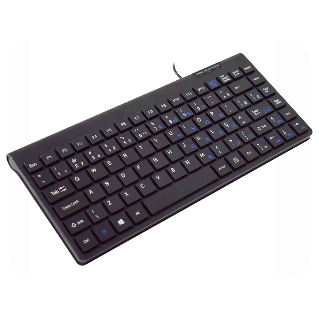 Teclado Compacto Kb-d428 Usb Preto - 4