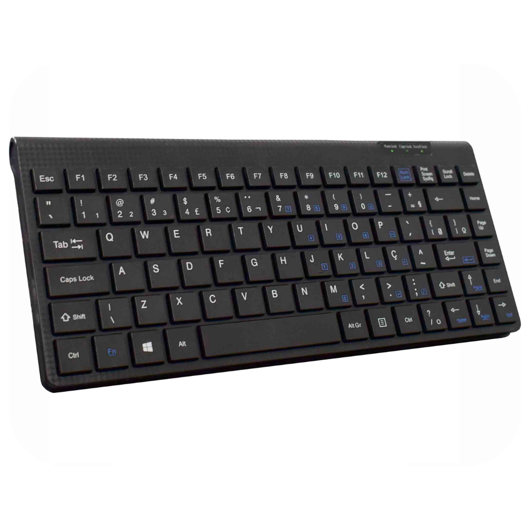 Teclado Compacto Kb-d428 Usb Preto - 3