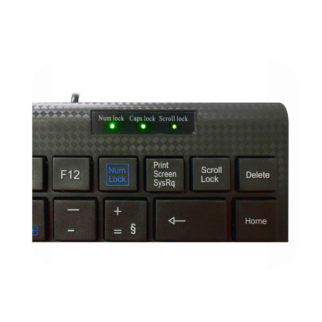 Teclado Compacto Kb-d428 Usb Preto - 5