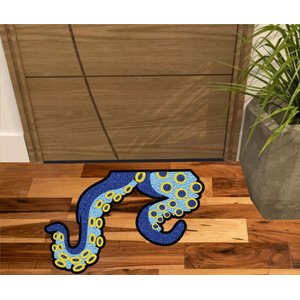 Tapete Capacho Polvo Azul Royal 60x40 Cm.