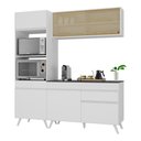 Ver imagem 1 de Armário de Cozinha Compacta 182cm Veneza Multimóveis V3695 Branco
