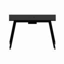 Ver imagem 1 de Mesa de Reunião Retangular 6 Lugares MDP 210cm Preto F5 Office