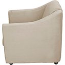 Ver imagem 5 de Kit Namoradeira Decorativa + 4 Poltronas para Sala Manicure Recepção Consultório Mila Suede