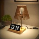 Ver imagem 2 de Luminária Fly de Mesa Mdf Laminado Freijo 29cm X 23cm Ofertamo Madeira Natural