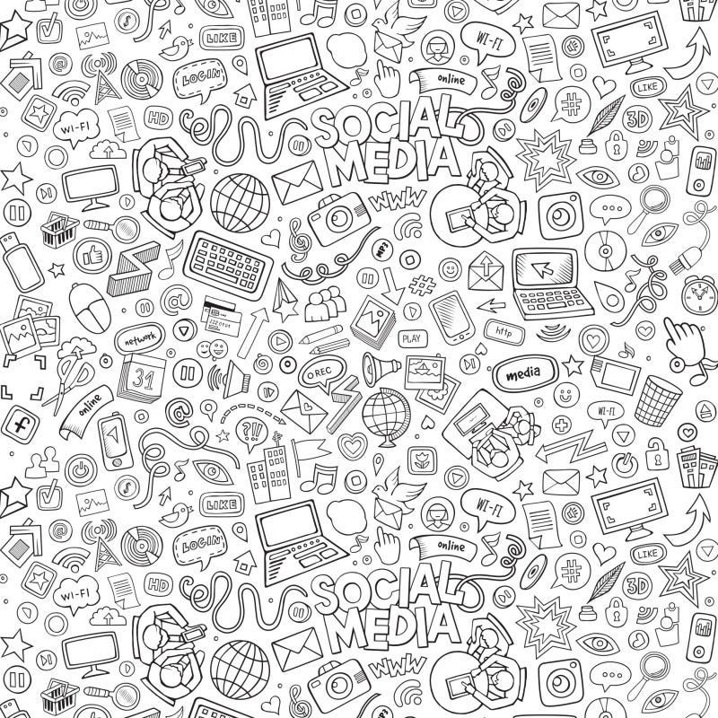 Papel de Parede Desenho para Colorir Social Media 2,70x0,57m