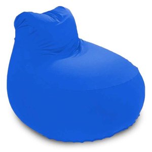 Puff Gamer Flex - Pufe Azul Royal com Pérolas de Eps/capa Removível