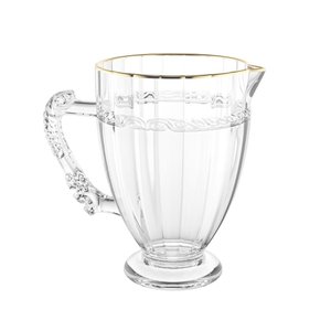 Jarra de Cristal Ecológico com Fio de Ouro Imperial 1l