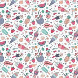 Papel de Parede Adesivo Comida 2,70x0,57m - 1