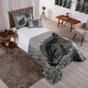 Ver imagem 1 de Kit Edredom Cobertor Solteiro Menino Boy Infantil Juvenil 4 Peças 300 Fios Estampa Digital Dino