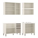 Ver imagem 3 de Cozinha Completa Modulada 5 Peças com Armários e Balcões Linea Luciane Móveis