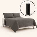 Ver imagem 2 de Kit para Cama Box com 7 Unidades Preto com Altura de 13cm