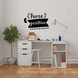 Adesivo Parede Frases de Motivacão Pense Positivo - 2