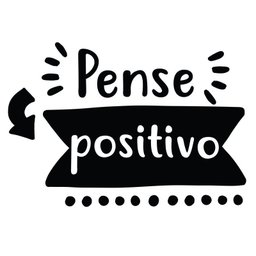 Adesivo Parede Frases de Motivacão Pense Positivo - 1