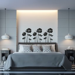 Adesivo Parede Floral para Quarto - 1